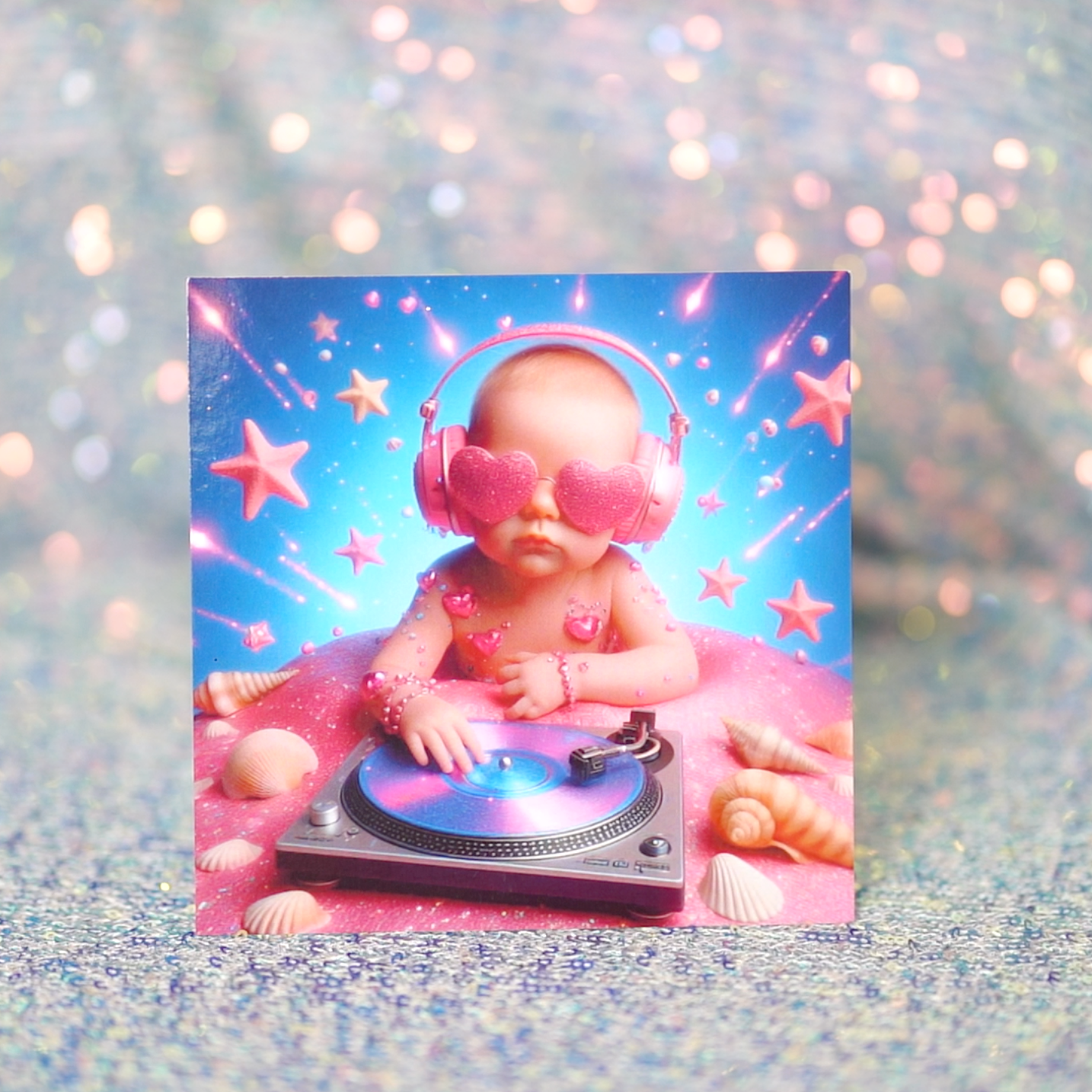 Karte Baby-DJ